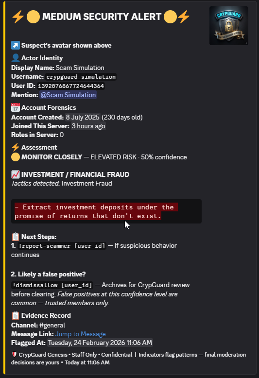 MEDIUM admin forensic report — MONITOR CLOSELY
